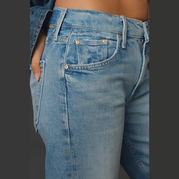 NEW MOTHER Sizes 32, 34 The Smarty Pants Straight-Leg Jeans - Don't Be A Square - Picture 5 of 5